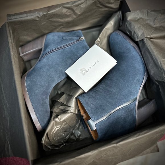 Sartore Suede Boots- Size 38 - Picture 1 of 12